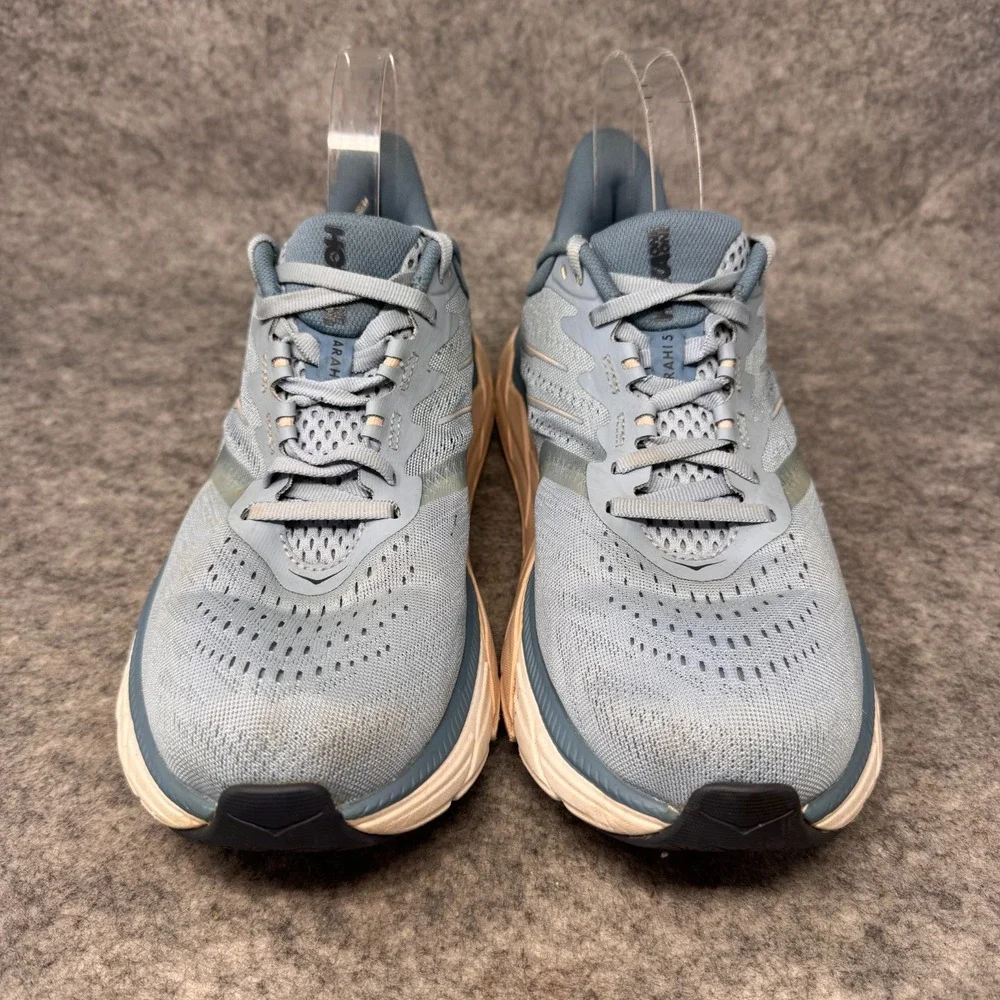 HOKA ONE ARAHI 5 Shoes Womens Size 10B Running BLUE FOG PROVINCIAL BLUE Sneakers